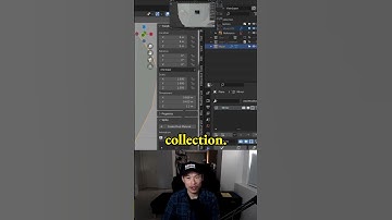 Move 3D mesh to new collection and rename in low poly 3d game character in Blender - 1.3: Hershey’s