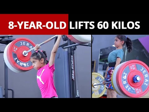 This 8-Year-Old Girl Can Deadlift 60 Kilos | NewsMo