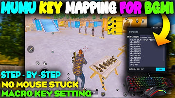 Mumu Player Key Mapping For Bgmi🔥|  Macro Key Setting  For Bgmi On Mumu Player |