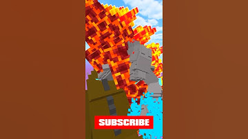 Minecraft Burning Godzilla Vs Mechagodzilla Vs Behemoth WhatsApp Status #shorts #trending #status