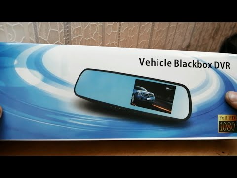 Vehicle Blackbox DVR    Обзор-разбор   видеорегистратора зеркала с задней камерой