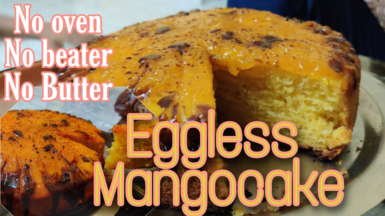 മാമ്പഴകേക്ക്|| Eggless Mango cake without oven,beater,butter,curd|| മാങ്ങ കേക്ക് ||Titbitdelicacies | Titbit Delicacies