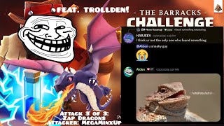 Clash Of Clans The Barracks Th8 Challenge Series - Round 1 Attack 3 Of 3 Zap Dragons