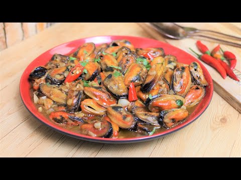 Garlic Buttered Mussels With Oyster Sauce