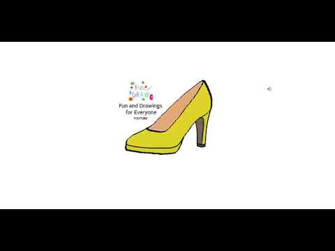 Hur man ritar en kvinnas sko