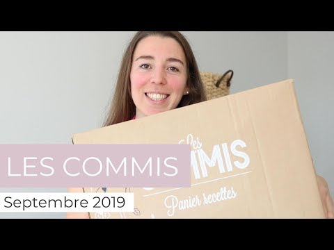 Les Commis - Septembre 2019 (Panier recettes)