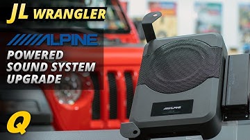 Alpine PSS-23WRA JL Wrangler Sound System Upgrade Install & Review