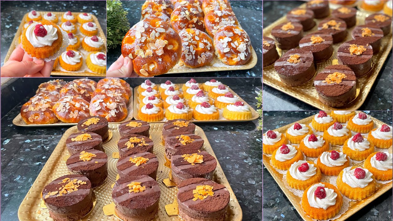 كموند حماقو عليها كلياني👌ميني كيك 2طبقات  رووعة,بسبوسة بكريمة الجبن خطيرة تذوب فالفم،بريوش قطني+ثمن