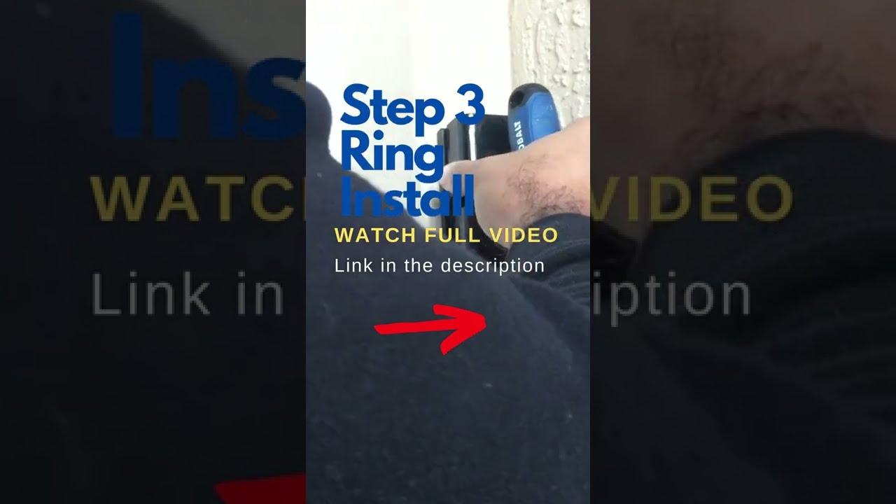 How to install Ring Doorbell 4 - YouTube