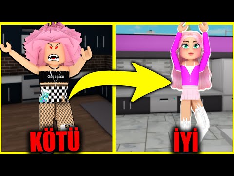 💖 KOMİK KRO KIZ İYİ GÜZEL KIZA DÖNÜŞÜYOR 😲 😇 ROBLOX BROOKHAVEN KOMİK HİKAYE | KÜBRA NİSA HAN KANAL 💖