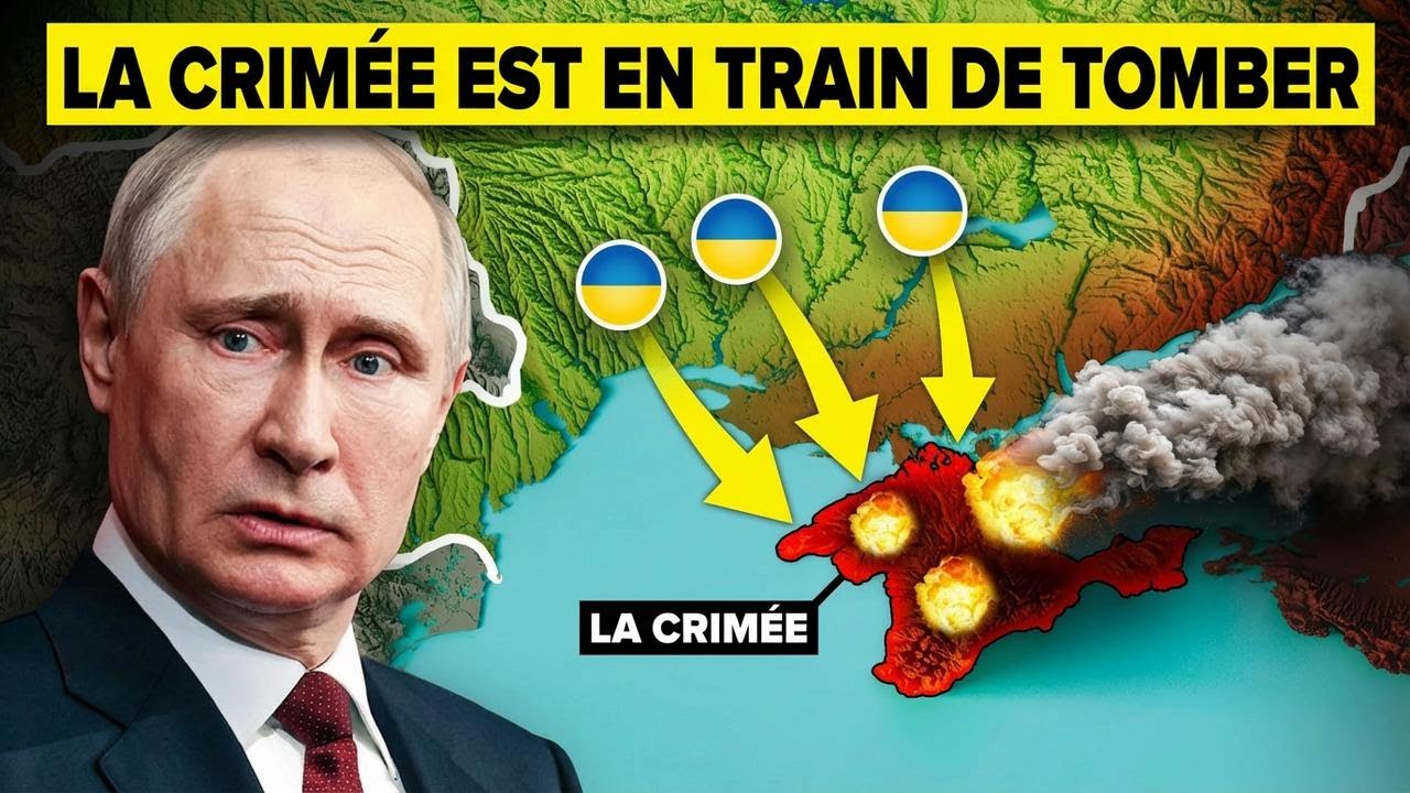 L’Ukraine frappe la Crimée, Poutine perd tout contrôle - YouTube