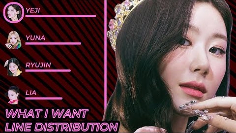 ITZY - WHAT I WANT (Line Distribution)