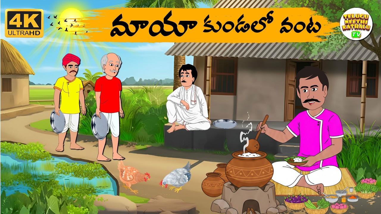 Telugu Stories - మట్టి కుండలో మాయా వంట  - Telugu Moral Stories | Telugu Neethi Kathalu Tv