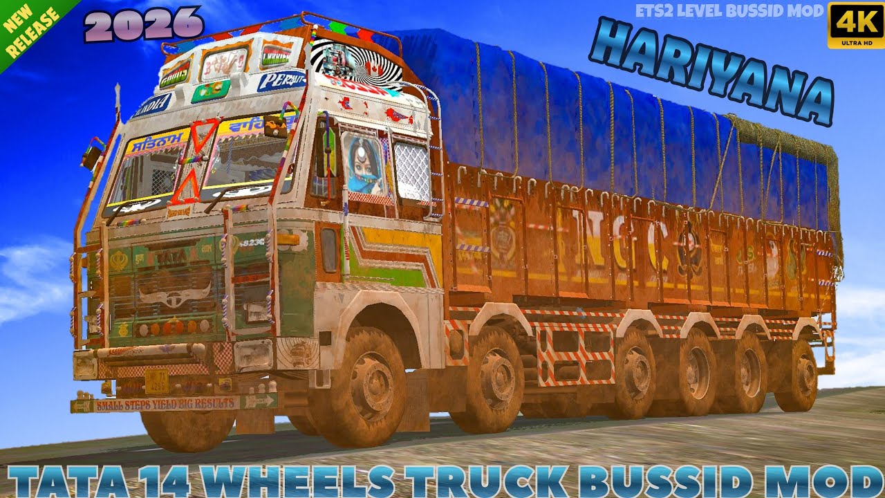 Hariyana NGC Tata 14 Wheels Truck Mod Download Bus Simulator Indonesia