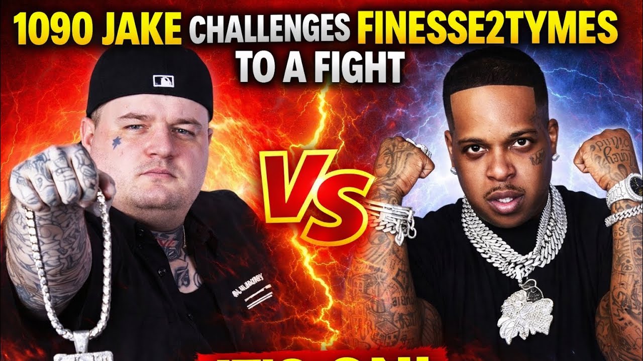 1090 Jake Challenges Finesse2tymes too a boxing match - YouTube