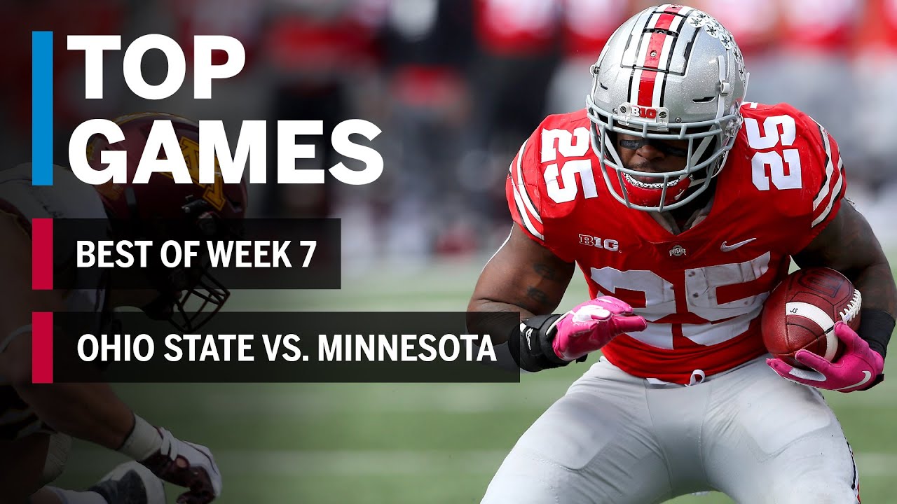 Top Games of 2018: Week 7 | Minnesota Golden Gophers vs. Ohio State Buckeyes | B1G Football