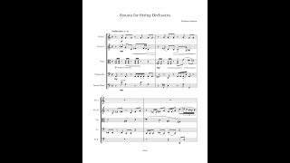 Sonata for String Orchestra (Scoretober 2020 - Day 2)