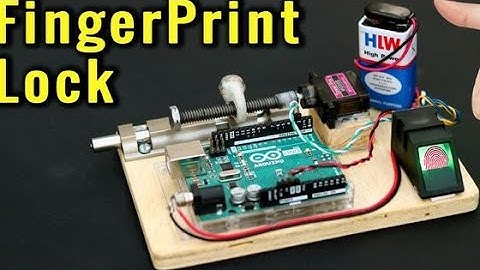 How To Make Fingerprint Door Lock with Arduino UNO R3