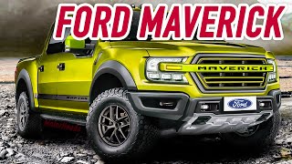 2022 Ford Maverick undisguised! Dimensions & truck bed size analysis - Mini F-150 coming soon!