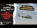 FlyWing Huey UH1 V3 GPS RC Helicopter - Upgraded Main Rotor Flight Test