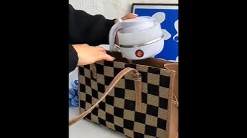 Mini Foldable Kettle: Compact Travel Companion for Hot Drinks #goodthing