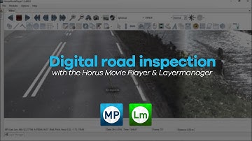 Digital road inspection with the Horus Movie Player & Layermanager
