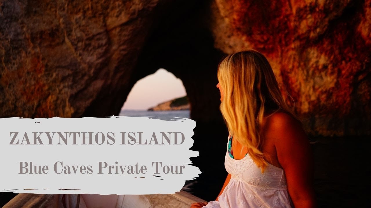 THE BLUE CAVES in ZAKYNTHOS…All to ourselves – Vlog #14