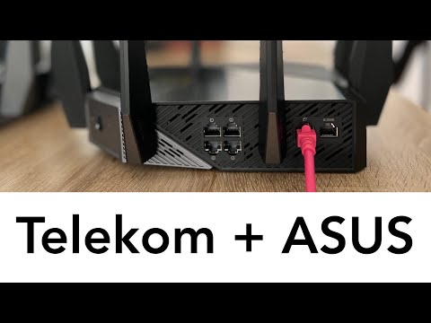 ASUS Router am Telekom DSL oder Glasfaser Anschluss einrichten