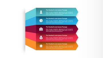 How to Create a Five Arrow Infographic in Microsoft PowerPoint