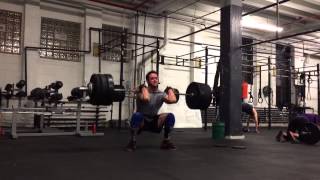 Jeff Lindeman 310lbs Clean @ CrossFit Construct 02-23-2015
