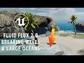 AMAZING: Unreal Engine 5 Fluid Flux 2.0 Breaking Waves & Large Oceans Demo