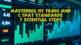 Mastering ISF Filing and C-TPAT Standards: 7 Essential Steps