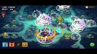Cách đánh war tuần này ko cần hero và chỉ cần 3 tháp đỏ/code gold tower defense#busidol #xh