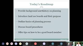 Welcome to the Board: Introduction to Land Use Boards - PLAN Webinar Recording