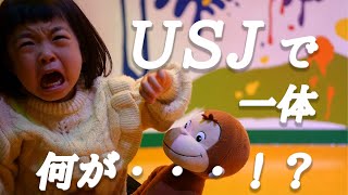 【初ユニバ】大好きなおさるのジョージといっしょ・・・なぜか号泣!?/ミニオン/ワンダーランド/NO LIMIT!ショー【2歳と0歳9ヵ月】