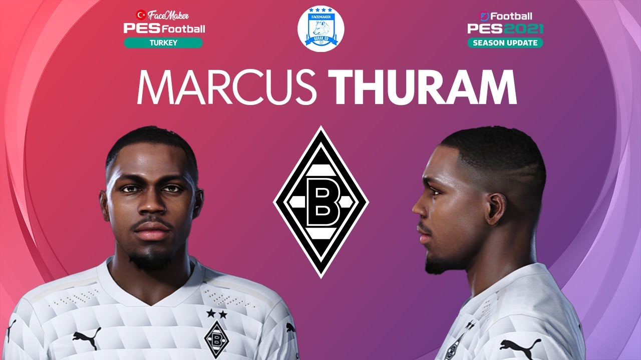 PES 2021 Marcus Thuram | Face | Borussia M'gladbach | PES ...