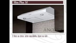 Hotte de cuisine sous-armoire en acier inoxydable Slim S3D 30 po