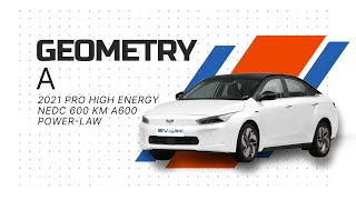 Электромобиль Geometry A 2021 Pro High Energy Nedc 600km power law