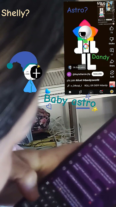 baby astro he is so tired #astro #dandysworld #duet