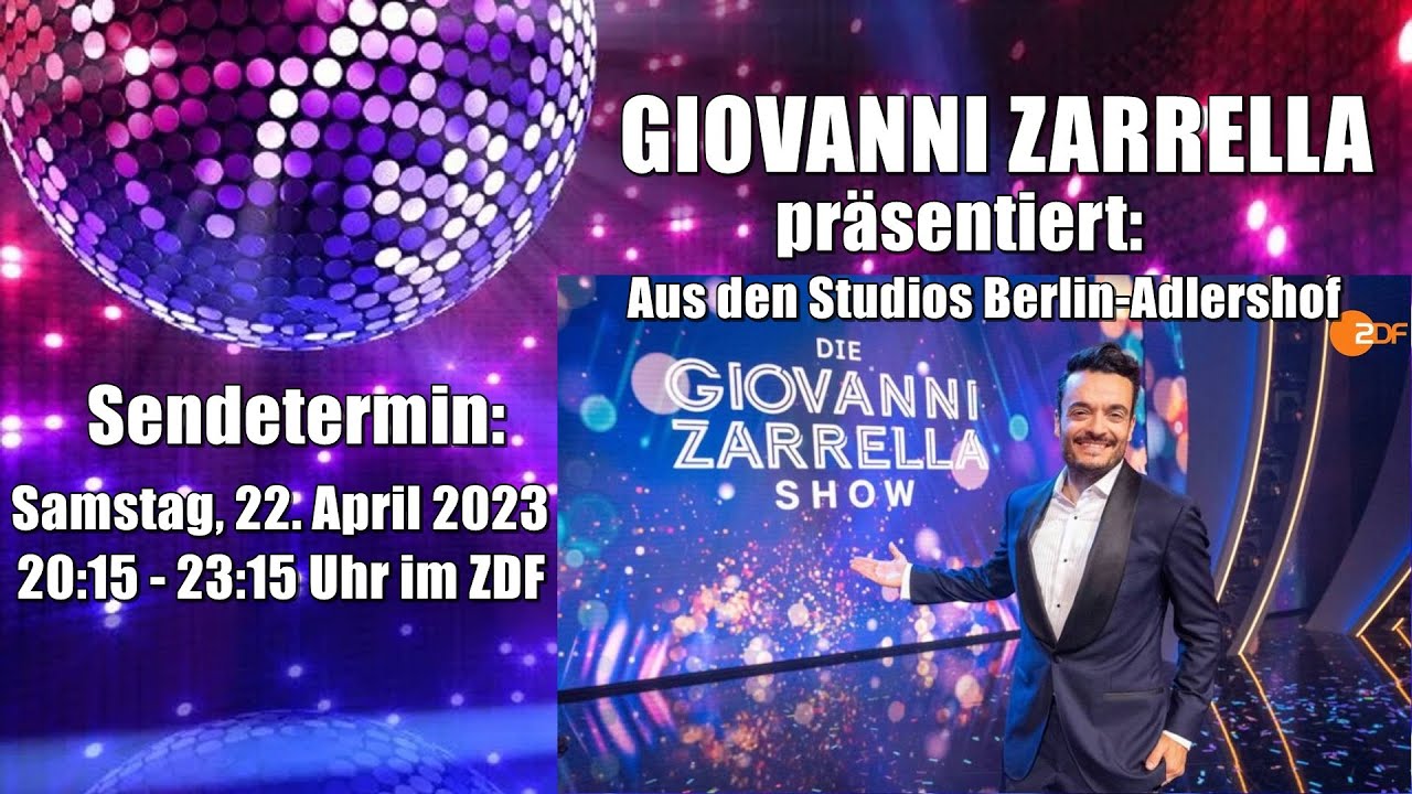 Die Giovanni Zarrella Show (Folge 7) I Live aus Berlin-Adlershof - YouTube