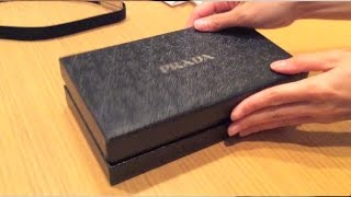 Prada small saffiano leather wallet / alabaster pink 🌸 (unboxing) 