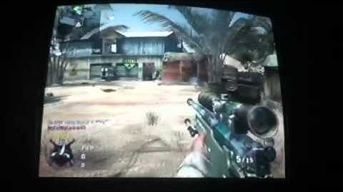 Call of Duty Black Ops: Quickscoping on Firing Range