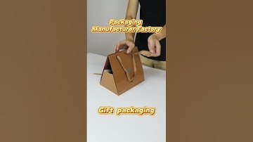 Elevate your brand with custom triangle folding box.#packagingboxfactory #giftboxfactory #boxdesign