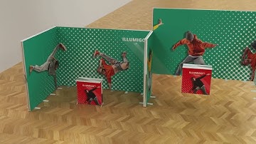 iLLUMiGO™ Up Folding LED Lightobx Display | Marler Haley