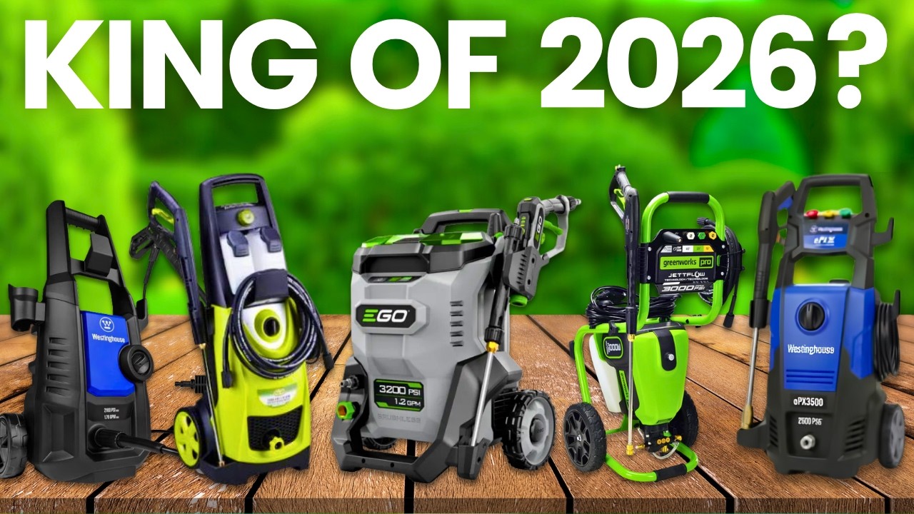 6 Best Electric Pressure Washer 2026 - YouTube
