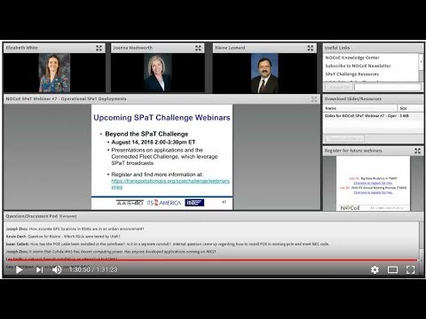 Webinar #7 Operational SPaT Deployment