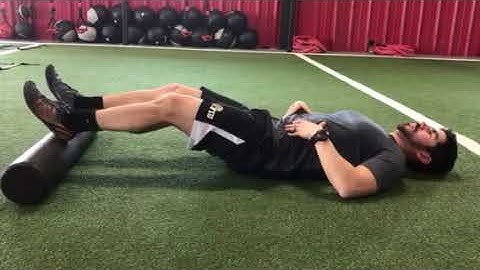 Foam Roller Bridge to Hamstring Curl