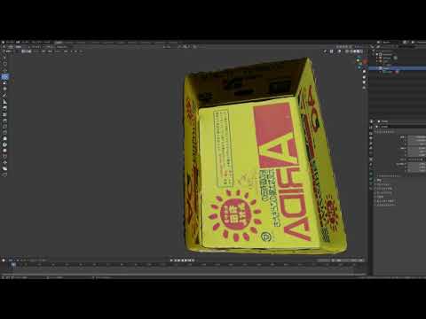 【Blender】３Dスキャンしたオブジェクトのギザギザした辺を滑らかにする