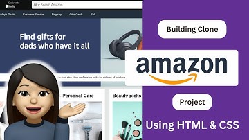 Building AMAZON Clone for Beginners | Project using HTML & CSS
