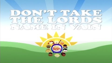 The Ten Commandments | Love God